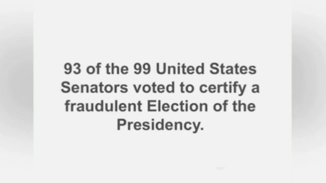 93 Senators Executed for Treason - Senators Voted to Certify Fraudulent Election of the Presidency